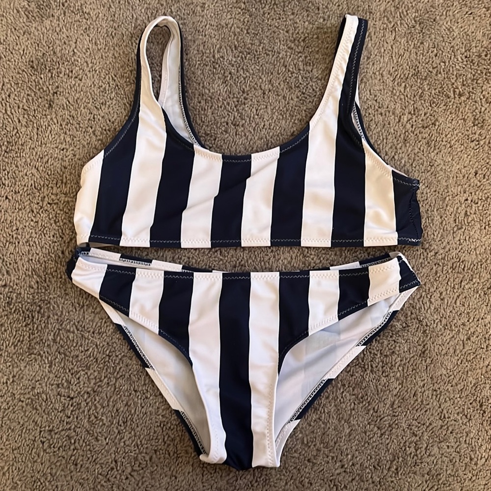 SOLD Striped bikini set